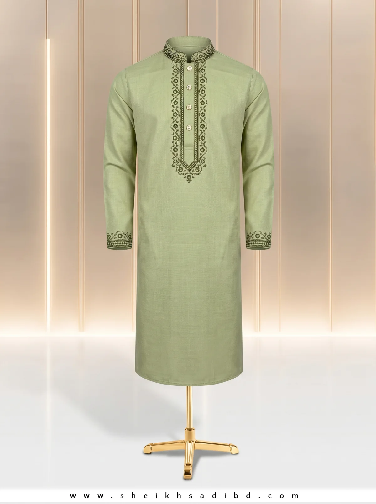 premium quality embroidery Panjabi