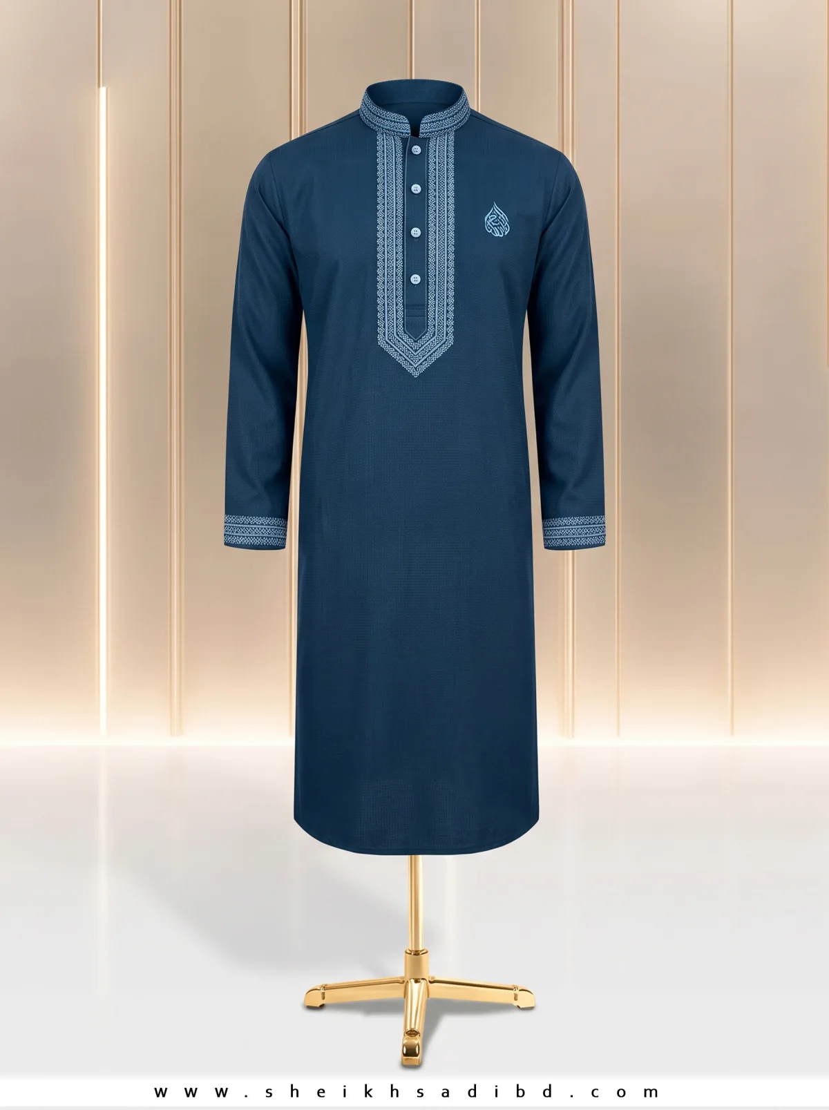 premium quality embroidery Panjabi