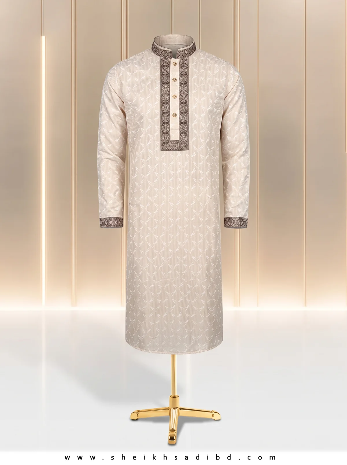 premium quality embroidery Panjabi