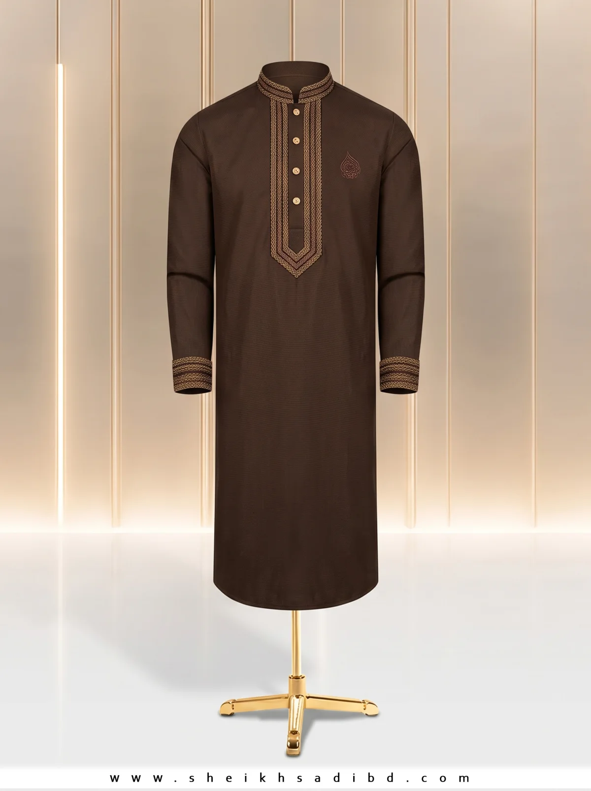 premium quality embroidery Panjabi