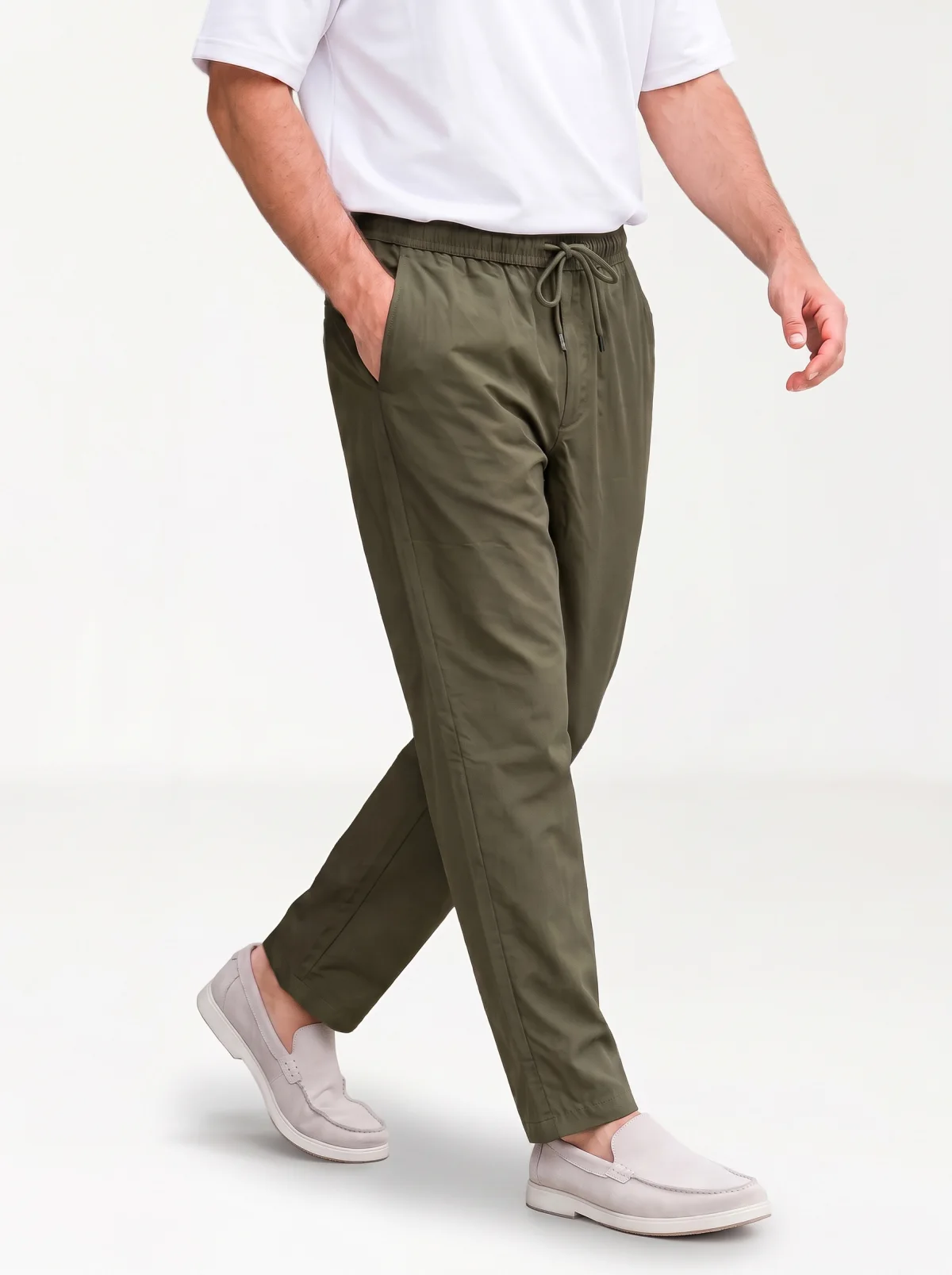 premier quality solid color trousers