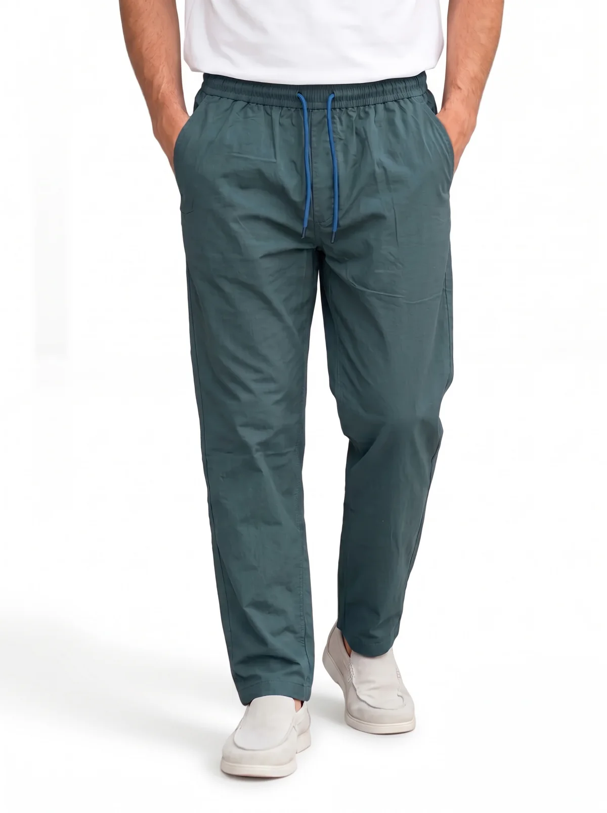 premier quality solid color trousers