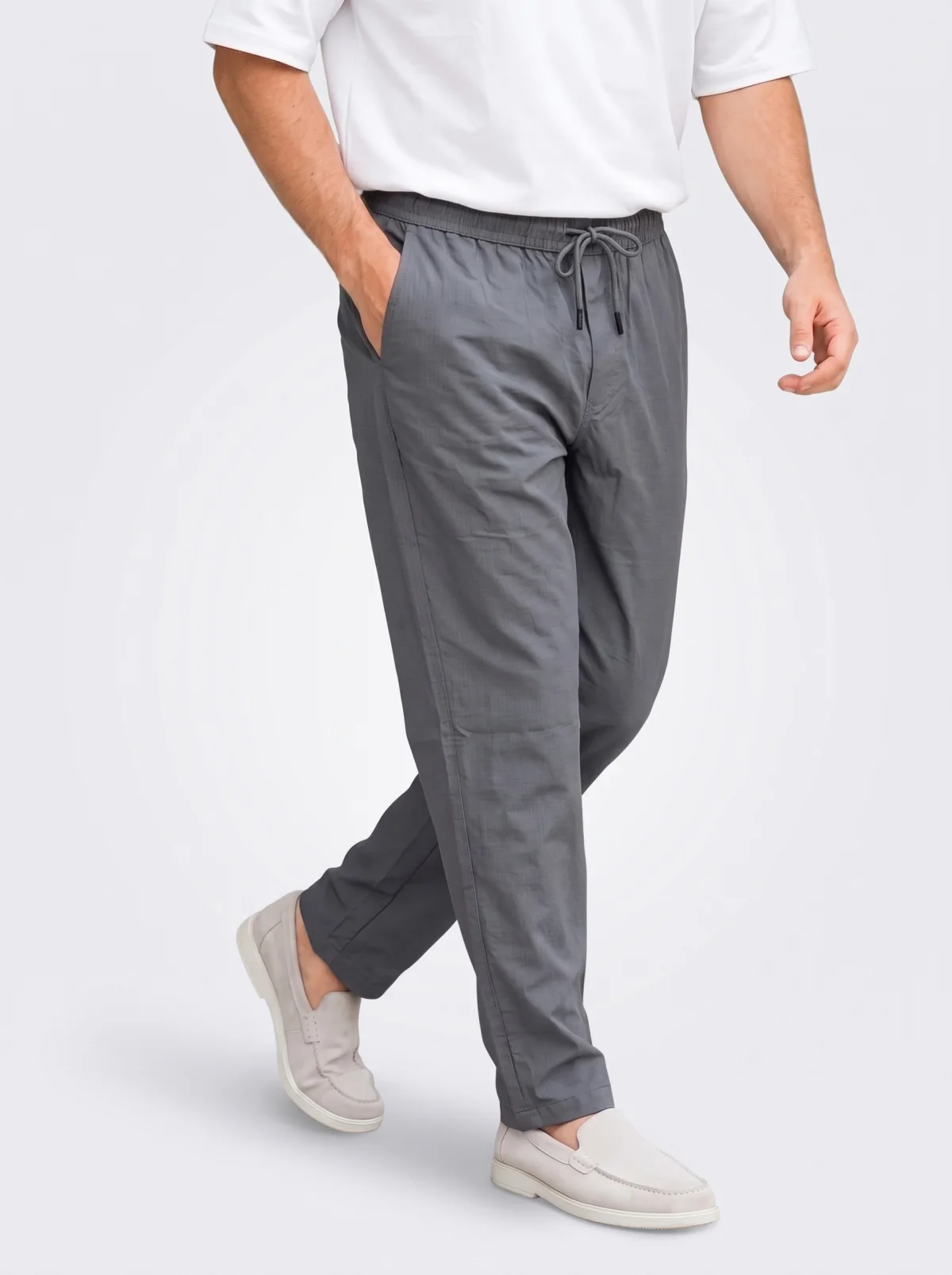 premier quality solid color trousers